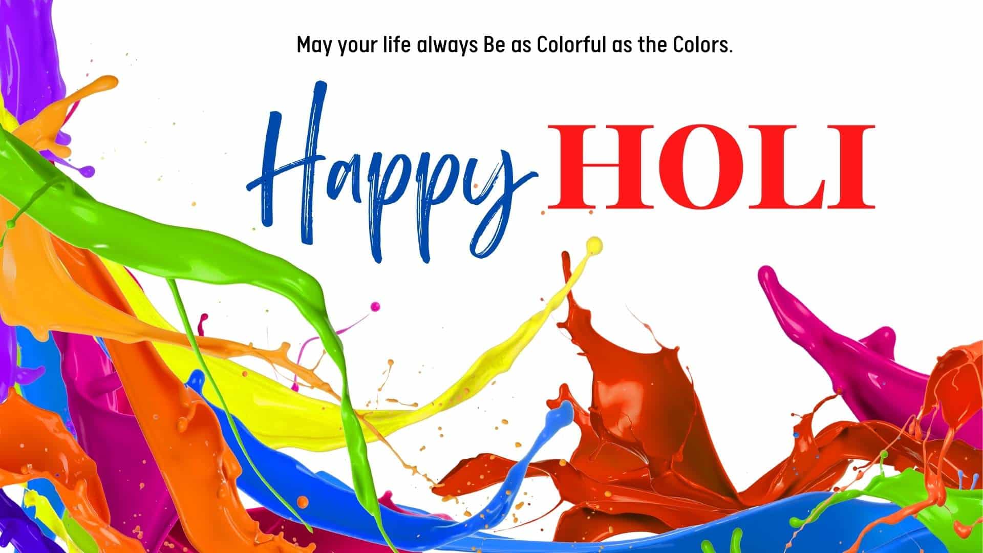 Happy Holi Quotes Wishes Images - Free Download
