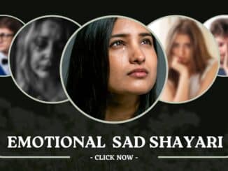 Emotional sad shayari
