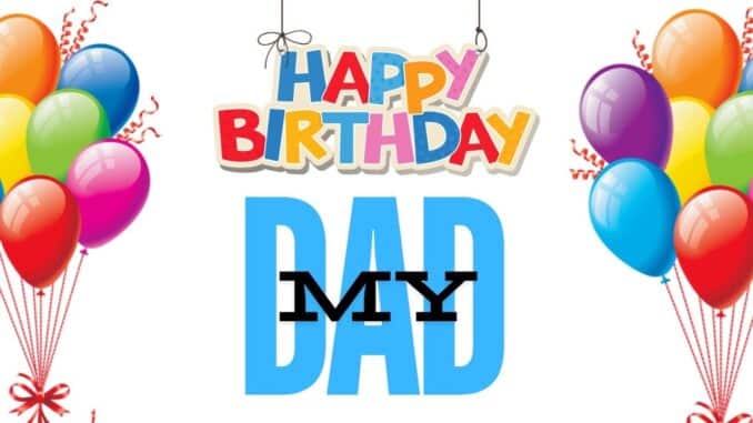 happy birthday papa wishes in english